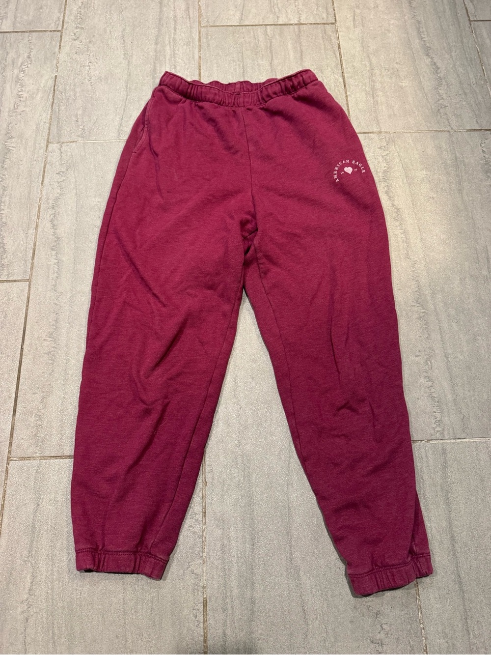AE American Eagle Purple Sweatpants Lounge Joggers Pants Casual Size Small